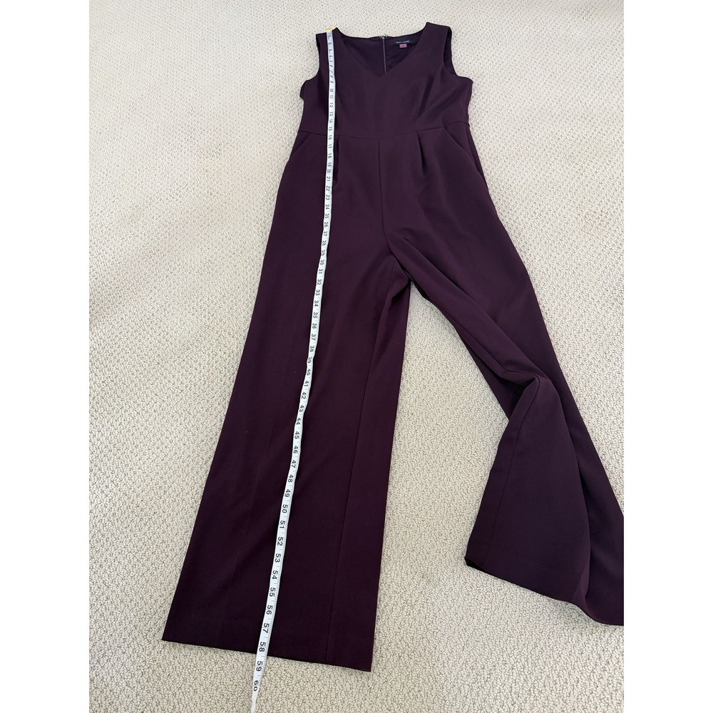 tommy hilfiger women purple jumpsuit size 12 - Picture 7 of 9